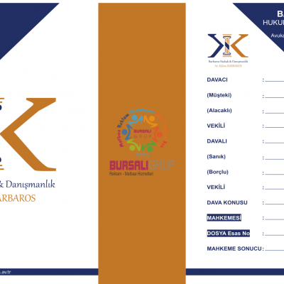 Avukat Dava Dosyası Baskı